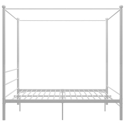 Bed Frame | White | Powder-coated metal | Super King