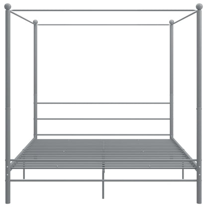 Bed Frame | Grey | Powder-coated metal | Super King | Durable | Bed Frame