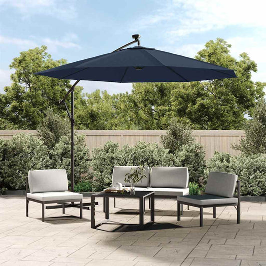 Replacement Fabric for Outdoor Parasol Blue 300 cm