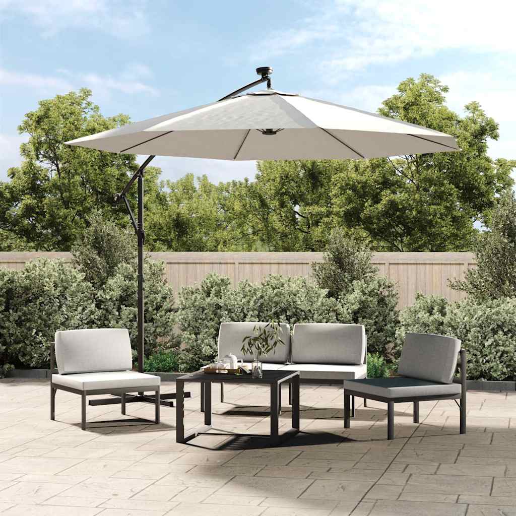 Replacement Fabric for Cantilever Umbrella Sand White 300 cm