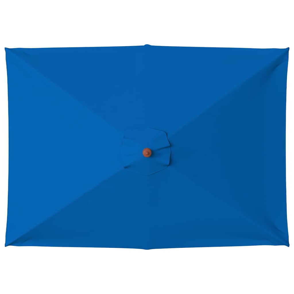 Garden Parasol | Blue | Fabric | 150x200 cm | Collapsible