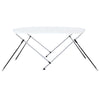 2 Bow Bimini Top White 150x120x110 cm
