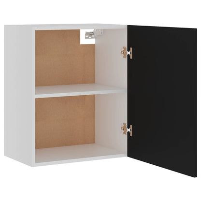 Hanging Cabinet Lyons 2 pcs Black 50x31x60 cm Engineered Wood