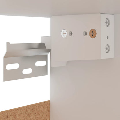 Hanging Cabinet Lyons 2 pcs Black 50x31x60 cm Engineered Wood