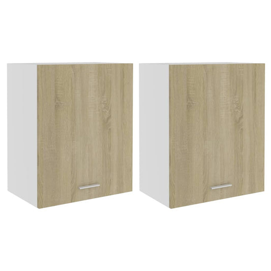 Hanging Cabinet Lyons 2 pcs Sonoma Oak 50x31x60 cm Engineered Wood