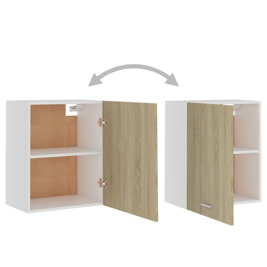 Hanging Cabinet Lyons 2 pcs Sonoma Oak 50x31x60 cm Engineered Wood