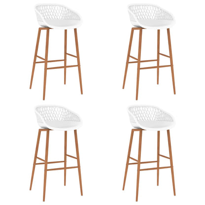 5 Piece Bar Set Black and White