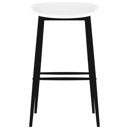 7 Piece Bar Set Black and White