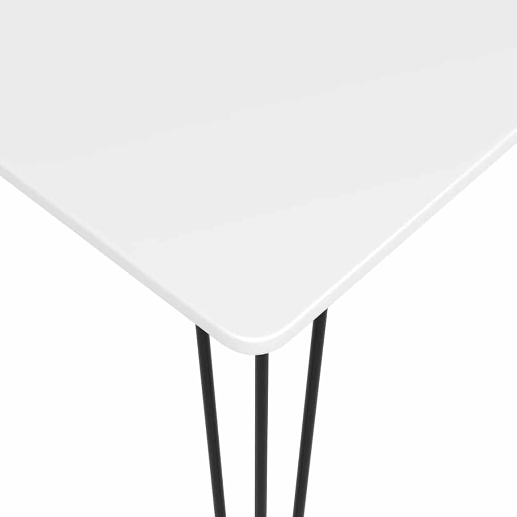 5 Piece Bar Set White and Grey