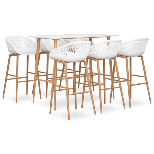 Bar Set | White | MDF | Medium | Modern | Bar Set | Rectangular | Modern
