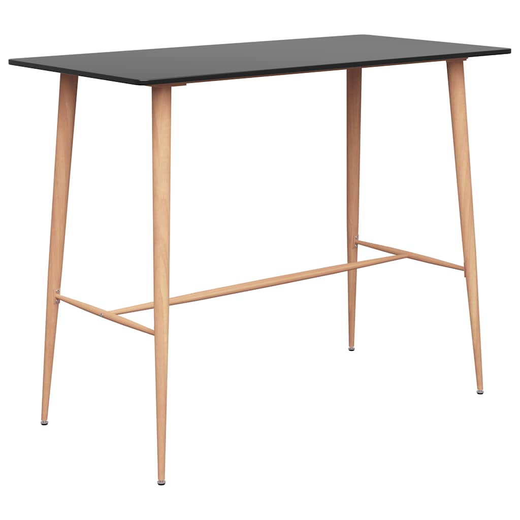 Bar Set | Black | MDF, Powder-Coated Steel, PP | Durable | Bar Set