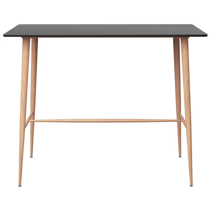 Bar Set | Black | MDF, Powder-Coated Steel, PP | Durable | Bar Set