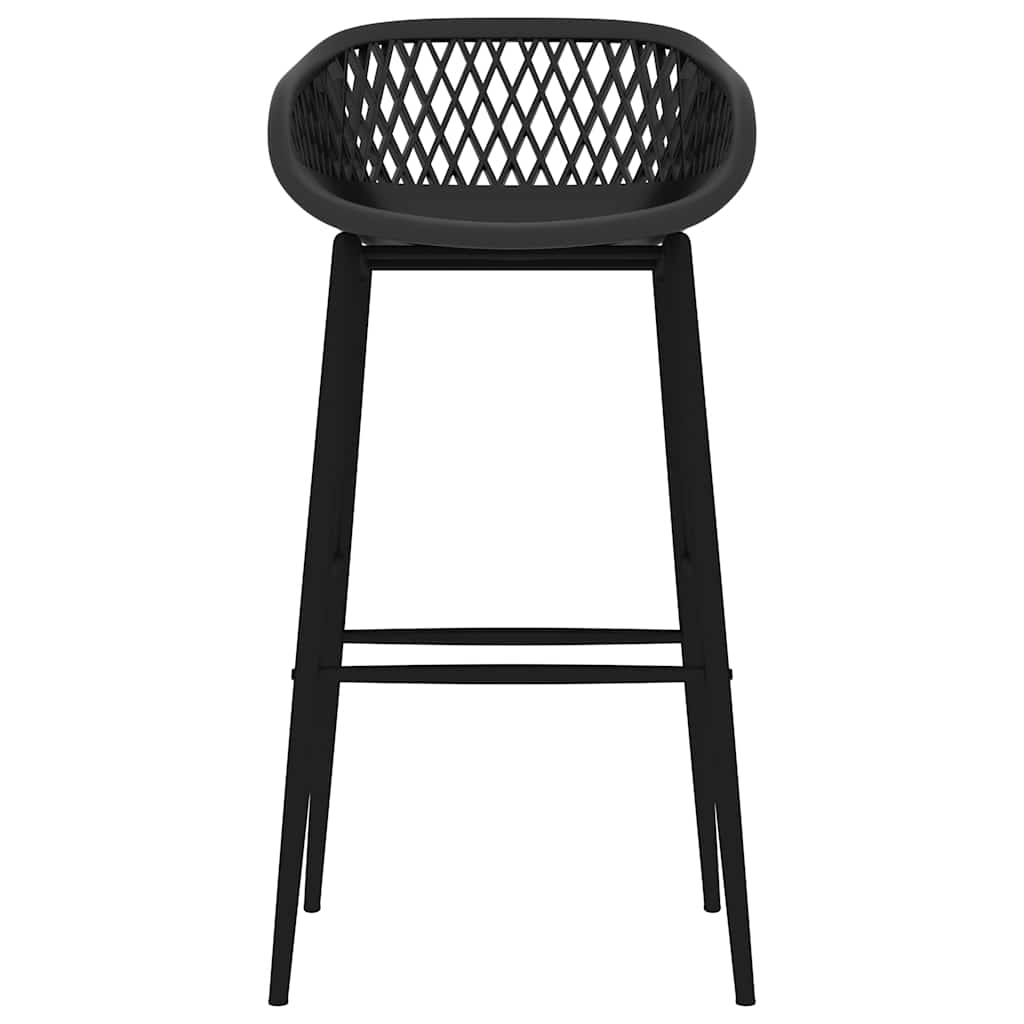 Bar Set | Black | MDF, Powder-Coated Steel, PP | Durable | Bar Set