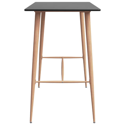 Bar Set | Black | MDF, PP, Metal | Medium | Ergonomic | Bar Set