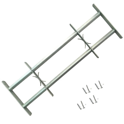 vidaXL Adjustable Security Grilles for Windows 2 pcs 39.4"-59.1"