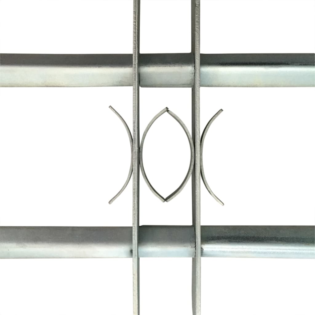 vidaXL Adjustable Security Grilles for Windows 2 pcs 39.4"-59.1"
