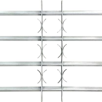 vidaXL Adjustable Security Grilles for Windows 2 pcs 39.4"-59.1"