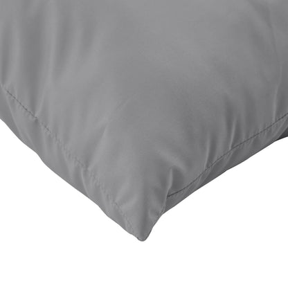 Throw Pillows 4 pcs Gray 23.6"x23.6" Fabric