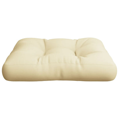 Pallet Cushion Cream 23.6"x23.6"x4.7" Fabric
