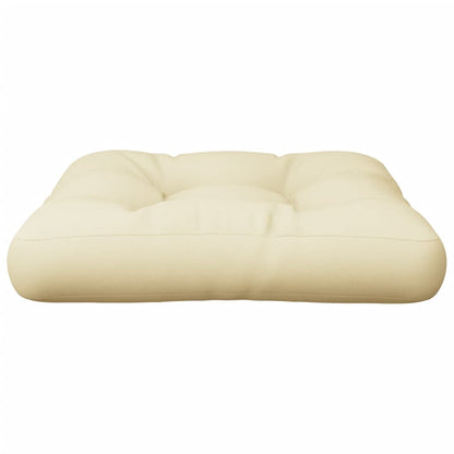 Pallet Cushion Cream 23.6"x23.6"x4.7" Fabric