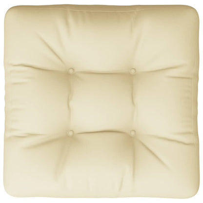 Pallet Cushion Cream 23.6"x23.6"x4.7" Fabric