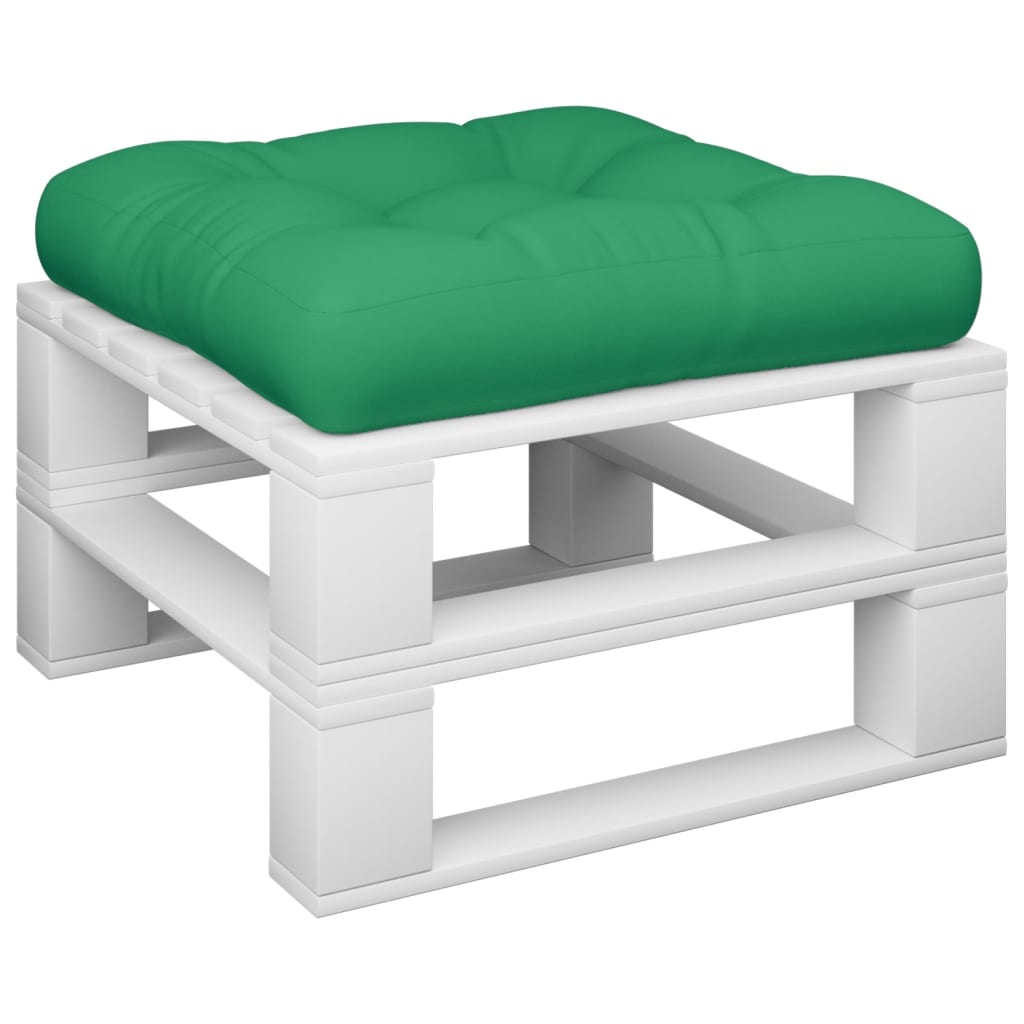 Pallet Cushion Green 23.6"x23.6"x4.7" Fabric