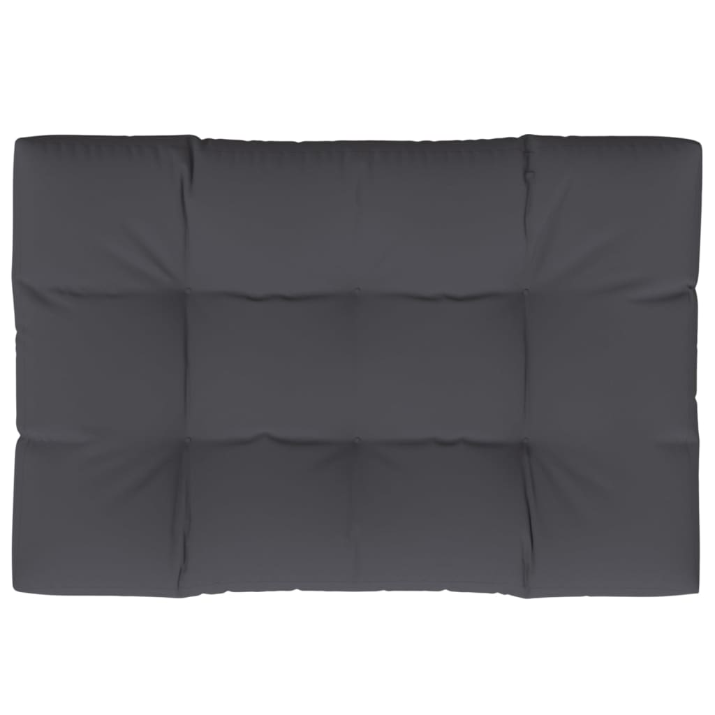 Pallet Cushion Anthracite 47.2"x31.5"x4.7" Fabric