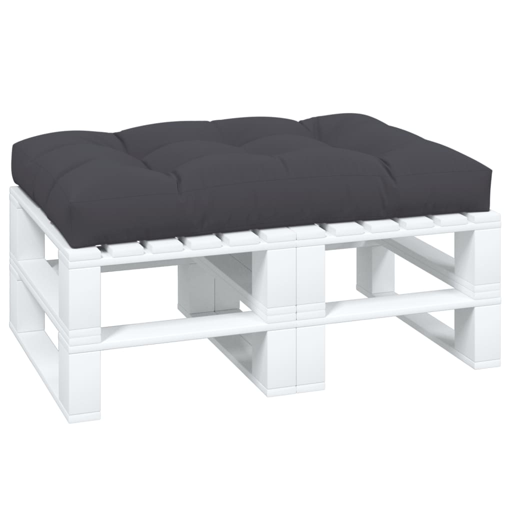 Pallet Cushion Anthracite 47.2"x31.5"x4.7" Fabric