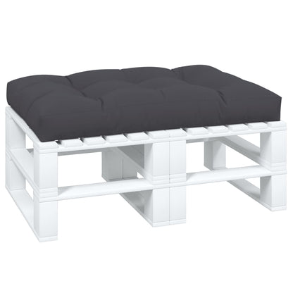 Pallet Cushion Anthracite 47.2"x31.5"x4.7" Fabric