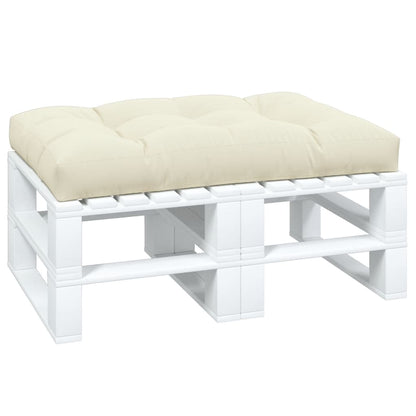 Pallet Cushion Cream 47.2"x31.5"x4.7" Fabric