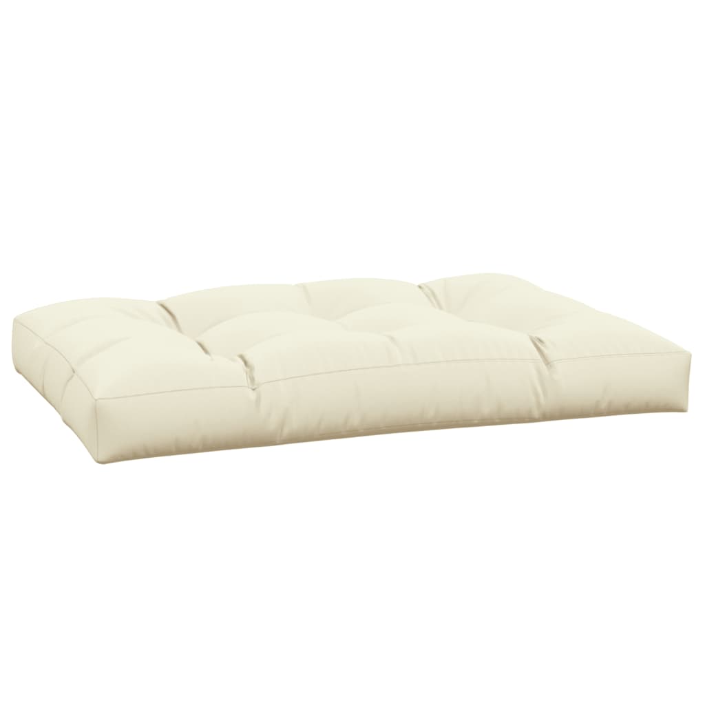 Pallet Cushion Cream 47.2"x31.5"x4.7" Fabric