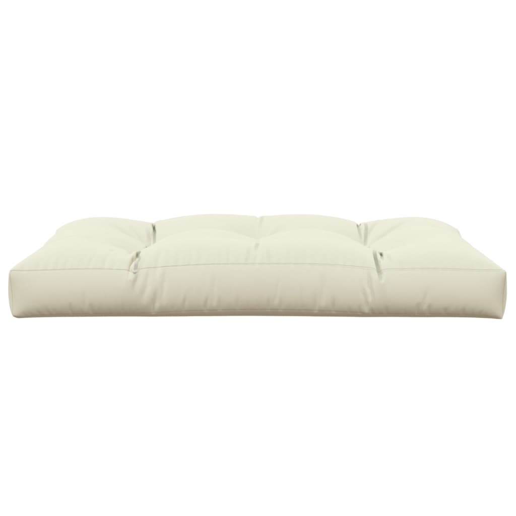 Pallet Cushion Cream 47.2"x31.5"x4.7" Fabric