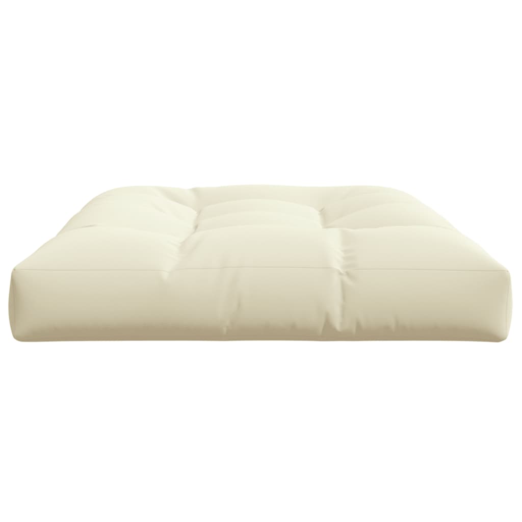 Pallet Cushion Cream 47.2"x31.5"x4.7" Fabric