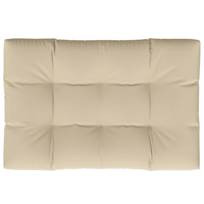 Pallet Cushion Beige 47.2"x31.5"x4.7" Fabric