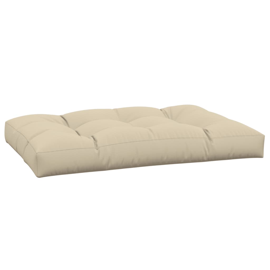 Pallet Cushion Beige 47.2"x31.5"x4.7" Fabric