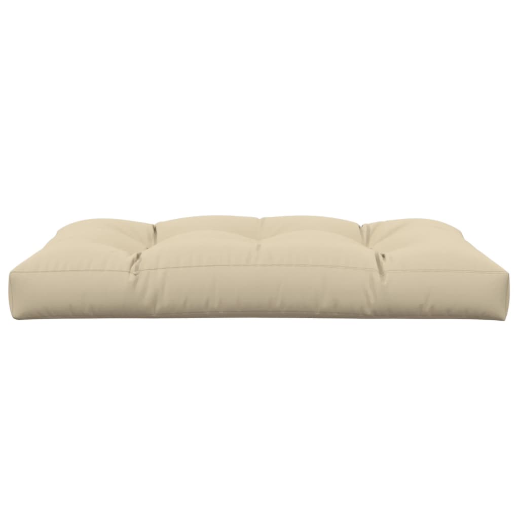 Pallet Cushion Beige 47.2"x31.5"x4.7" Fabric
