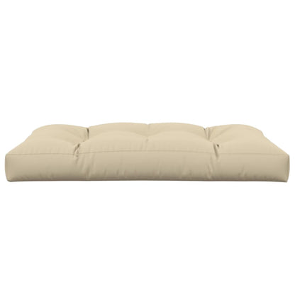 Pallet Cushion Beige 47.2"x31.5"x4.7" Fabric