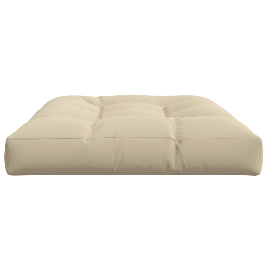 Pallet Cushion Beige 47.2"x31.5"x4.7" Fabric