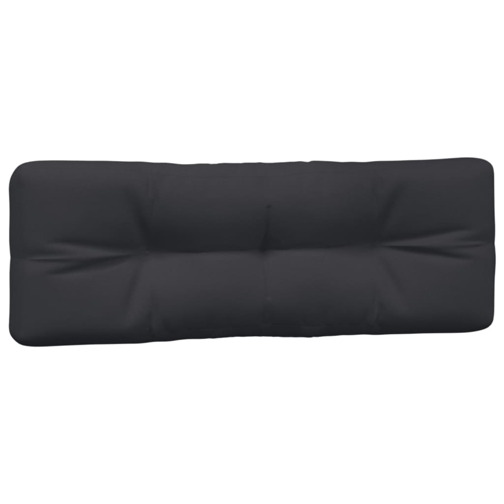 Pallet Cushions 3 pcs Black Fabric