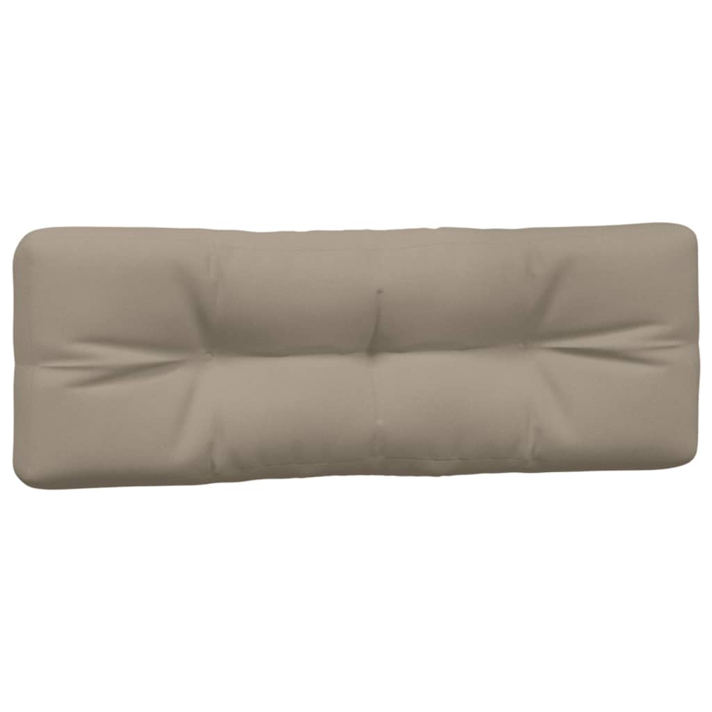 Pallet Cushions 3 pcs Taupe Fabric