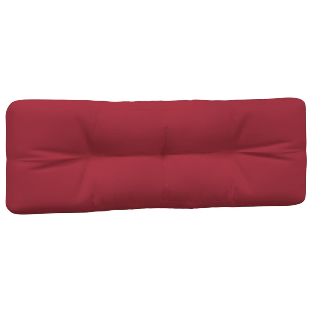 Pallet Cushions 3 pcs Wine Red Fabric