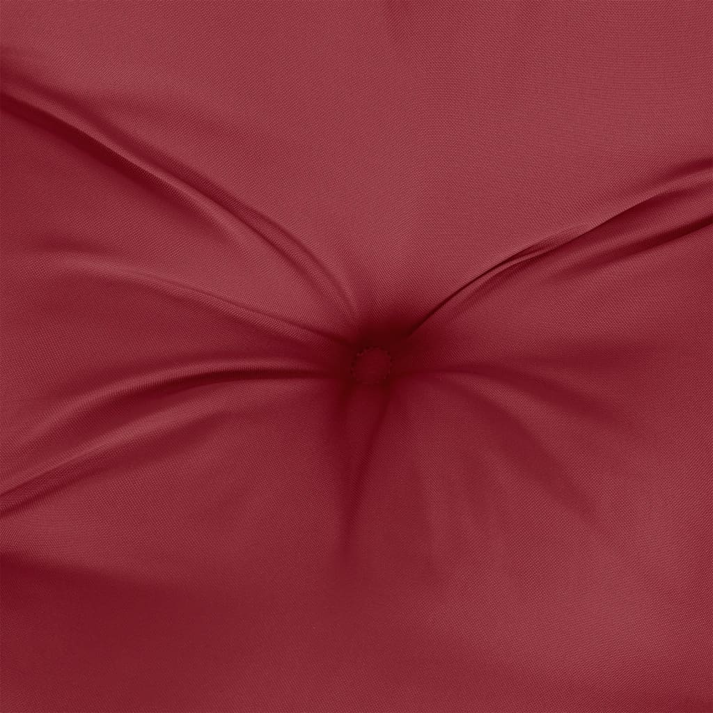 Pallet Cushions 3 pcs Wine Red Fabric