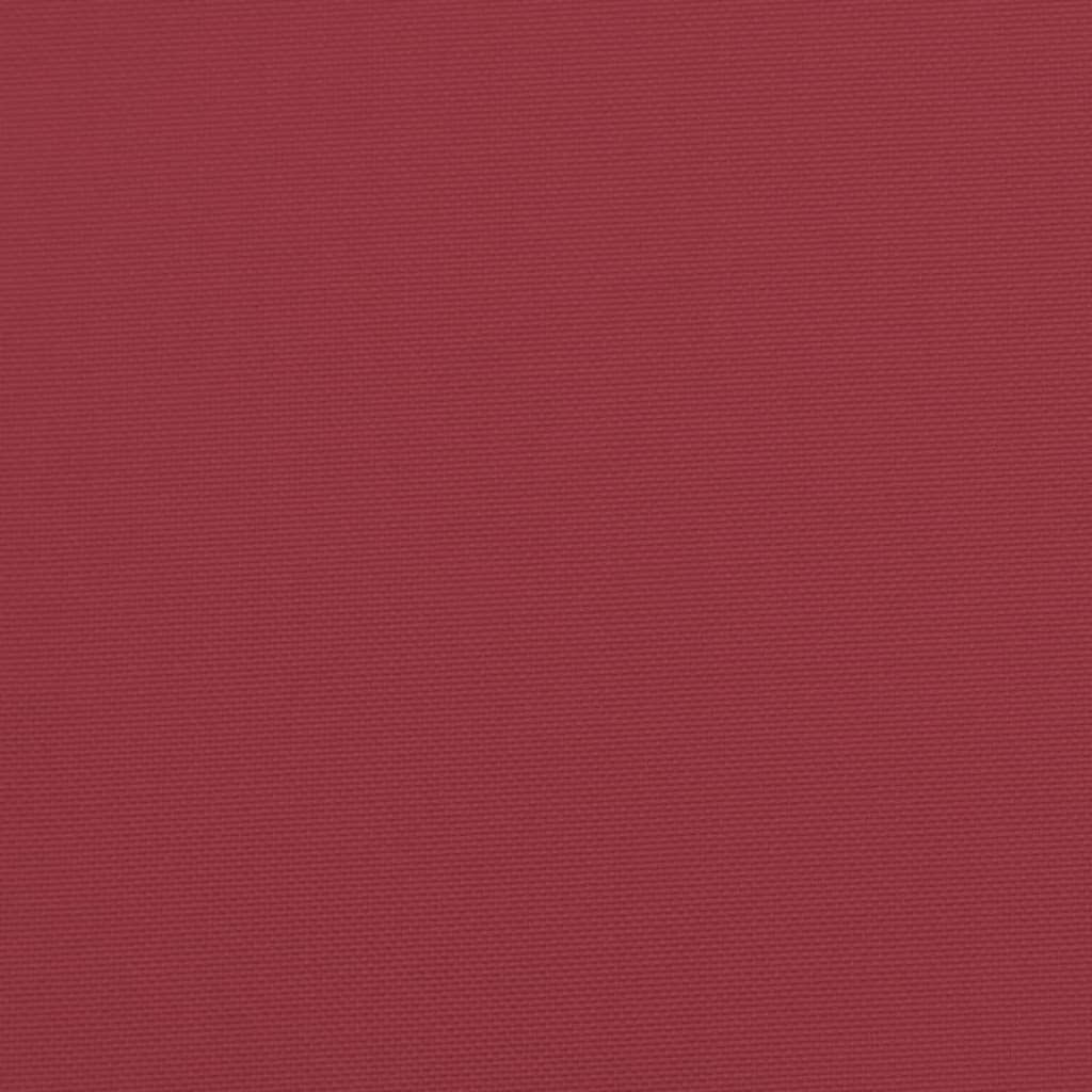 Pallet Cushions 3 pcs Wine Red Fabric