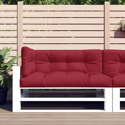 Pallet Cushions 3 pcs Wine Red Fabric
