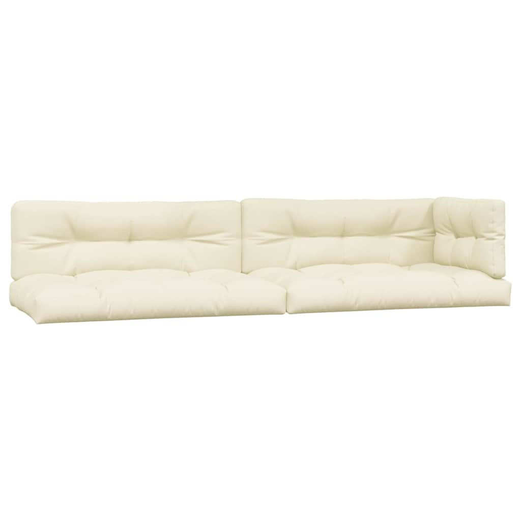 Pallet Cushions 5 pcs Cream Fabric