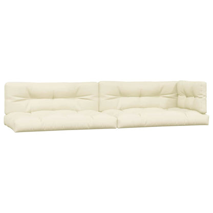 Pallet Cushions 5 pcs Cream Fabric