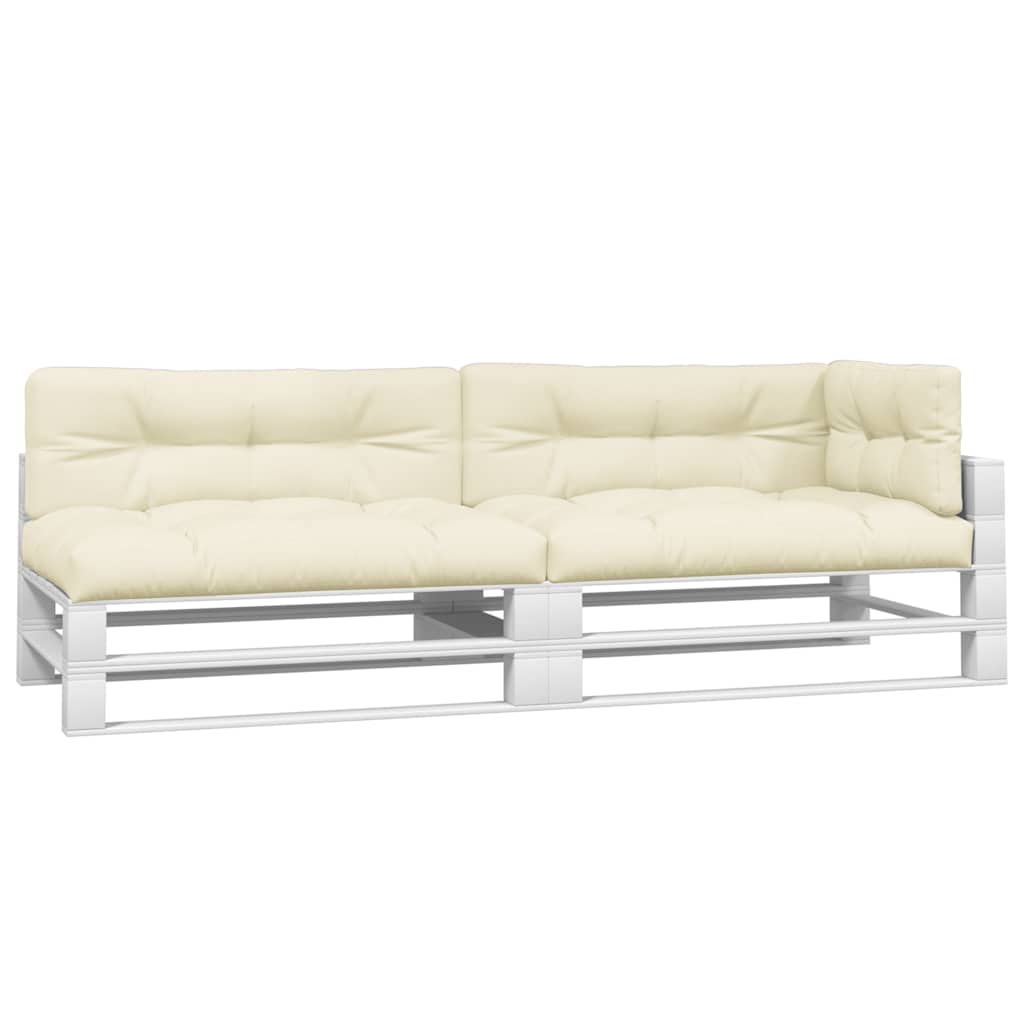 Pallet Cushions 5 pcs Cream Fabric