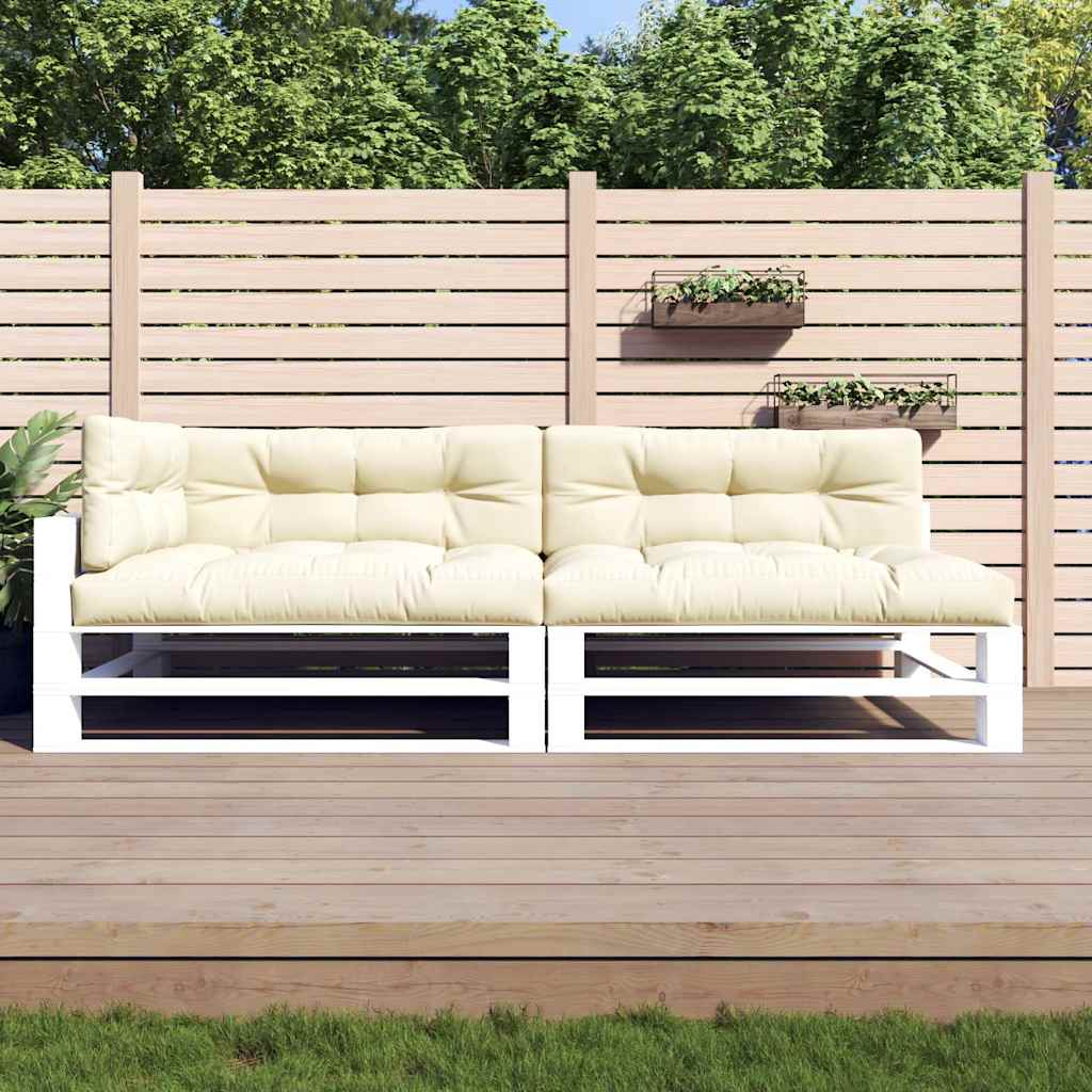 Pallet Cushions 5 pcs Cream Fabric
