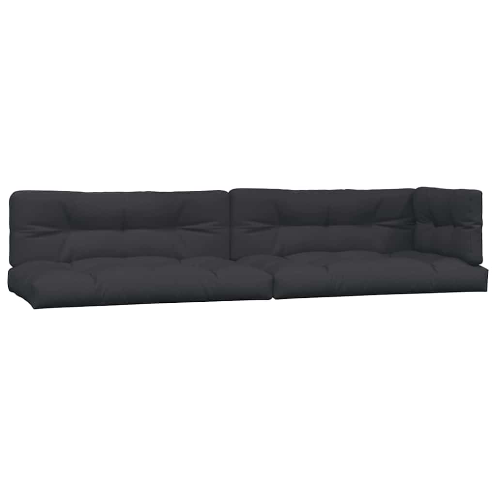 Pallet Cushions 5 pcs Black Fabric