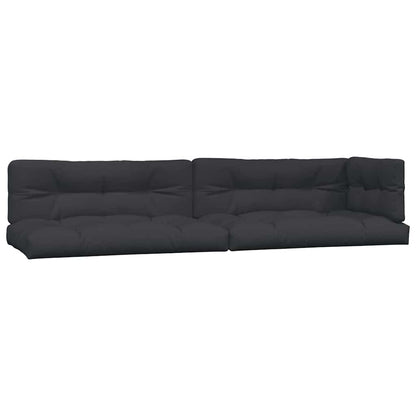Pallet Cushions 5 pcs Black Fabric